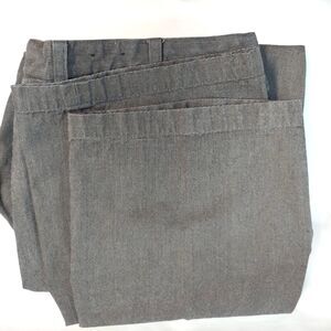 Nat Nast Men's Pants Flat Front 40x32 Charcoal Gray grey Barely Worn